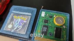 Pokemon Crystal boxed, complete, NEW BATTERY! (Nintendo Game Boy Color, 2001)