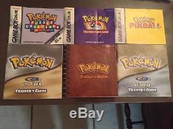 Pokemon GAMEBOY LOT, GBA SP & Color Systems, 16 Games, New Save Batteries, Guide