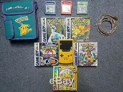 Pokémon Gameboy Color Bundle Pokemon Red Blue Silver Gold Crystal Game Boy Lot
