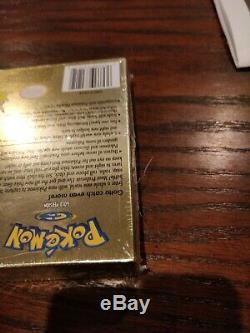 Pokemon Gameboy Color/GBC Gold Version Factory Sealed Nintendo Game Boy NM
