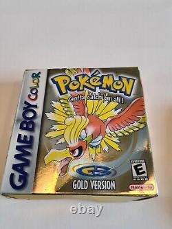 Pokemon Gold Game Boy Color Boxed