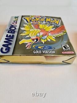 Pokemon Gold Game Boy Color Boxed