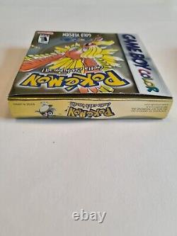 Pokemon Gold Game Boy Color Boxed