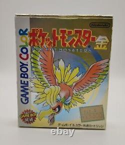 Pokemon Gold Game Boy Colour Japanese Version With Manual Boxed