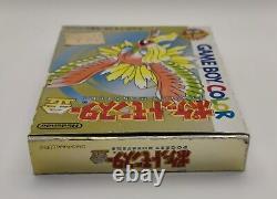 Pokemon Gold Game Boy Colour Japanese Version With Manual Boxed