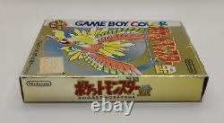 Pokemon Gold Game Boy Colour Japanese Version With Manual Boxed