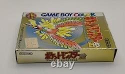 Pokemon Gold Game Boy Colour Japanese Version With Manual Boxed