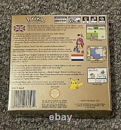 Pokemon Gold Gameboy Color Game with box and manual