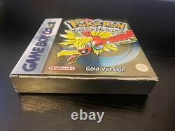 Pokemon Gold Gameboy Colour Game Tested and Working CIB Boxed Working Battery