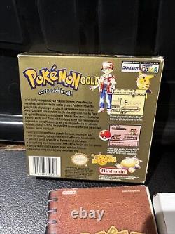 Pokemon Gold Nintendo Game Boy Color Boxed Manual Genuine Cart Working Battery