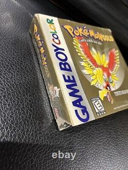 Pokemon Gold Nintendo Game Boy Color Boxed Manual Genuine Cart Working Battery