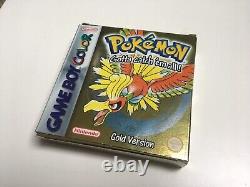 Pokemon Gold Nintendo Game Boy Colour Boxed