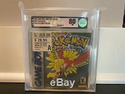 Pokemon Gold Nintendo Gameboy Nib Sealed Vga Graded 80 Game Boy Color
