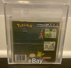 Pokemon Gold Nintendo Gameboy Nib Sealed Vga Graded 80 Game Boy Color