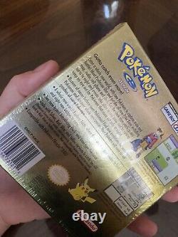 Pokemon Gold SEALED see pics GameBoy Color GBC Pokémon H-seam WATA VGA READY