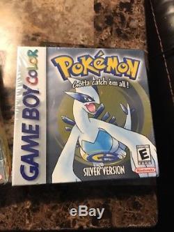Pokemon Gold + Silver Version (Game Boy Color, 2000) H-SEAM SEALED! VERY GOOD