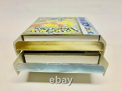 Pokemon Gold & Silver Versions (Game Boy Color, 2000) CIB Complete In BoxTested