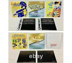 Pokemon Gold & Silver Versions (Game Boy Color, 2000) CIB Complete In BoxTested