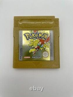 Pokemon Gold Version CIB NM Nintendo Game Boy Color, 2001 -European Version