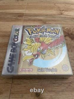 Pokemon Gold Version For The Nintendo Game Boy Color, 2001 New And Sealed