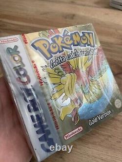 Pokemon Gold Version For The Nintendo Game Boy Color, 2001 New And Sealed