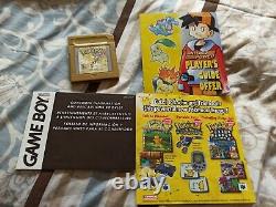 Pokemon Gold Version (Game Boy Color, 2000)