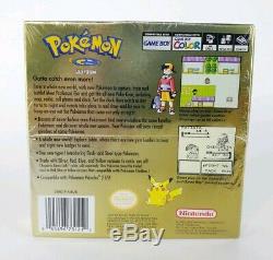 Pokemon Gold Version (Game Boy Color, 2000) FACTORY SEALED H SEAM