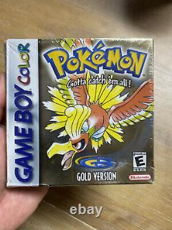 Pokemon Gold Version (Game Boy Color, 2000) Factory Sealed