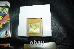 Pokemon Gold Version (Game Boy Color, 2000) GBC CIB COMPLETE