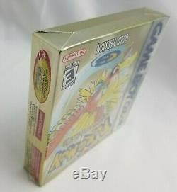 Pokemon Gold Version (Game Boy Color, 2000) New Sealed + Protective Case