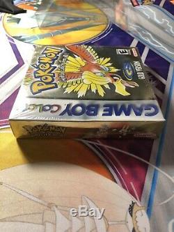 Pokemon Gold Version (Game Boy Color, 2000) SEALED NEW H SEAM NIB
