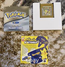 Pokemon Gold Version (Game Boy Color) American Version CIB Complete In Box