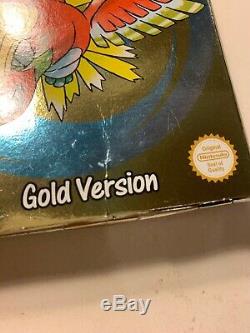 Pokemon Gold Version (Nintendo Game Boy Color, 2001) 100% Genuine Boxed