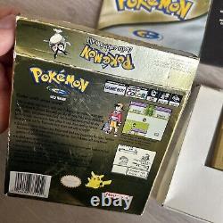 Pokemon Gold Version (Nintendo Game Boy Color) Boxed & New Battery EUR/PAL/UK