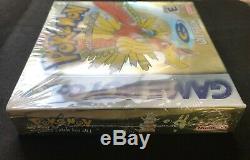 Pokemon Gold Version Sealed Gameboy Color Game Factory Sealed NEAR MINT
