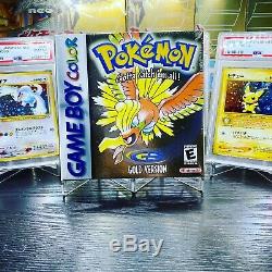 Pokemon Gold Version Sealed New Rare Gameboy Color Game Boy NM Ho-Oh