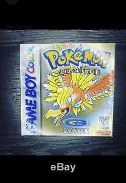 Pokemon Gold Version Sealed New Rare Gameboy Color Game Boy NM Ho-Oh