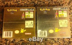 Pokemon Gold Version Silver Gameboy Color Nintendo GBC Lugia Ho oH Version HEart