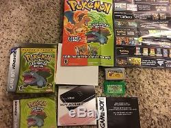 Pokemon Leaf Green, Crystal, Heartgold with Systems Lot DS & Gameboy Color