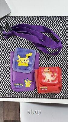Pokémon / Pikachu Game Boy Colour / Carry Bag with belt and game case 90s