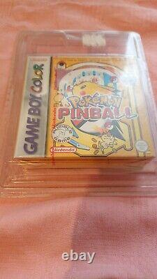 Pokemon Pinball PAL Gameboy color game boy colour Nintendo Red strip sealed
