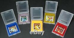 Pokemon Red Blue Yellow Silver Gold Version Color Gameboy US Shipping