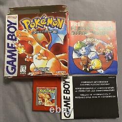 Pokemon Red Boxed Rare First Print Original Gameboy