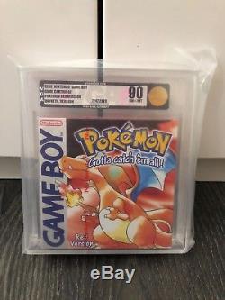 Pokemon Red Gameboy Colour New Red Strip Sealed VGA Graded Games Nintendo