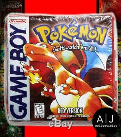 Pokemon Red Version (Game Boy, 1998) Gameboy Color Brand New Factory Sealed NIB