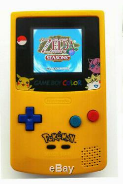 Pokemon Refurbished Game Boy Color GBC Console With Backlight Back Light LCD