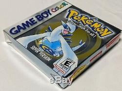 Pokemon Silver Complete in Box MINTY Nintendo Game Boy Color GBA SP AUTHENTIC
