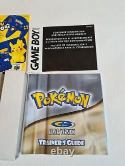 Pokemon Silver Game Boy Color Boxed In Fantastic Condition