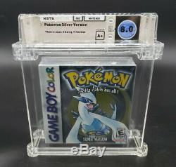 Pokémon Silver Version (Game Boy Color, 2000) GBC Wata Graded 8.0 A+ Sealed