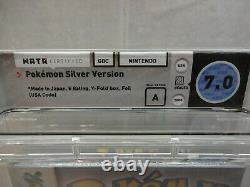 Pokemon Silver Version (Game Boy Color, 2000) New Sealed Graded WATA 7.0A